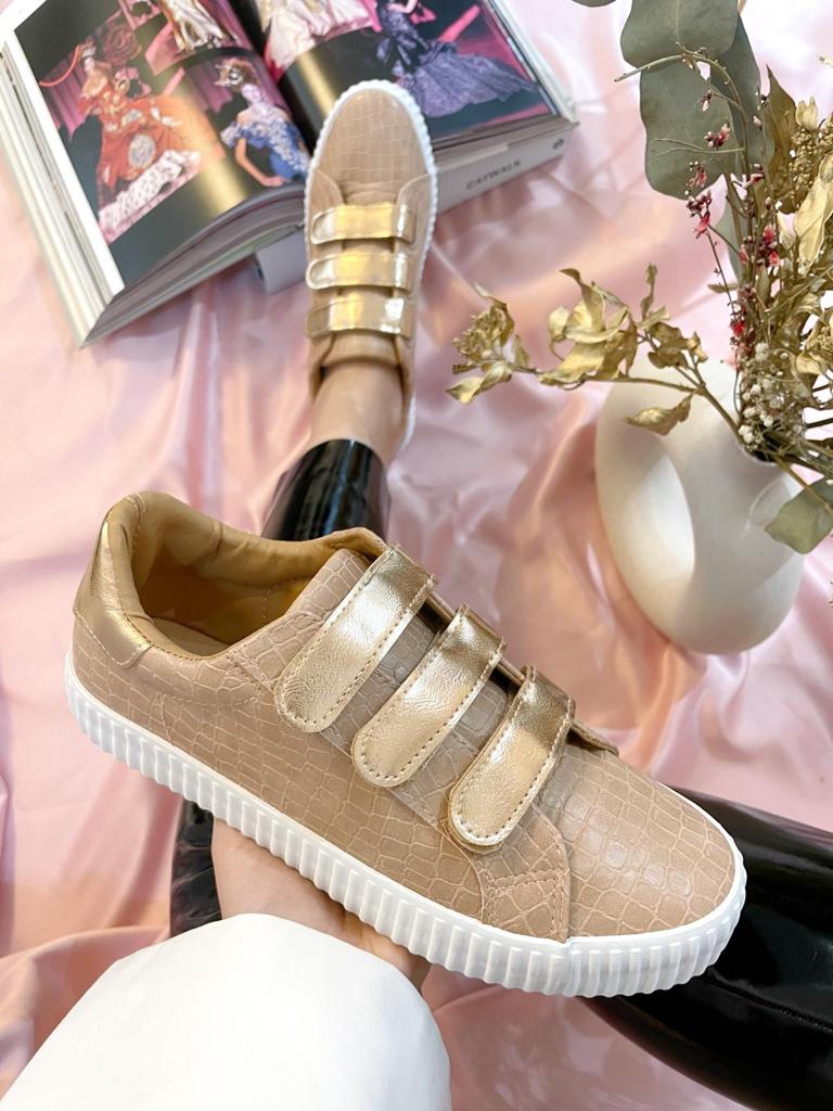 Sneakers met klittenband new arrivals